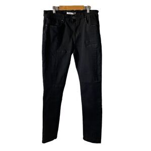 Embellish Black Distressed Skinny Jeans Size 34